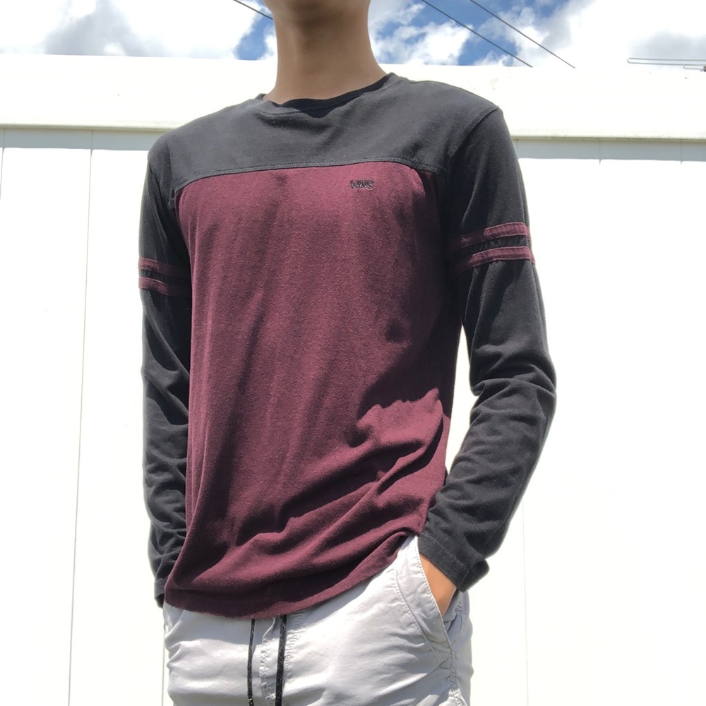 Men’s VANS long sleeve T-Shirt 2 tone